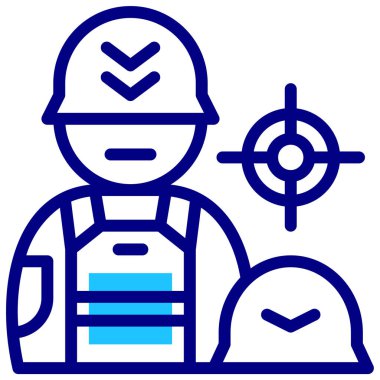 soldier . web icon simple illustration 
