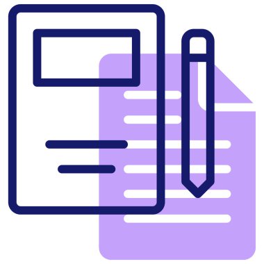 ders kitabı web simgesi basit tasarım