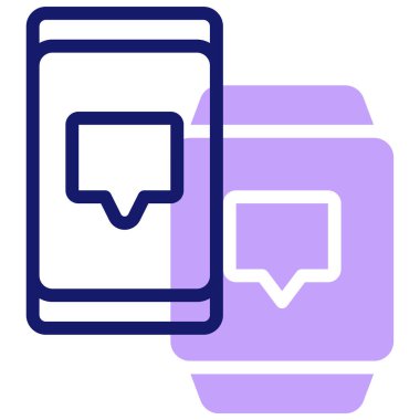 akıllı telefon simgesi, vektör illüstrasyonu basit tasarım