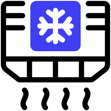 Klima. Web simgesi basit tasarım