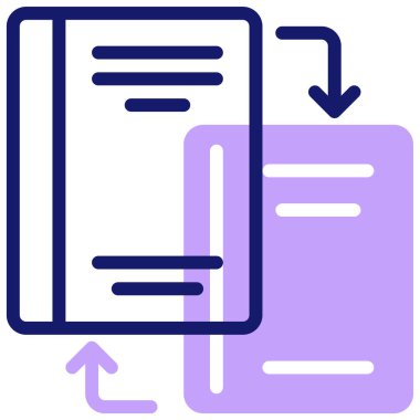 Dosya. Web simgesi basit illüstrasyon