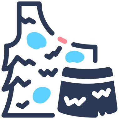 giysi simgesi, vektör illüstrasyonu basit tasarım