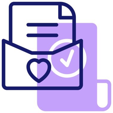 Kalp. Web simgesi basit tasarım