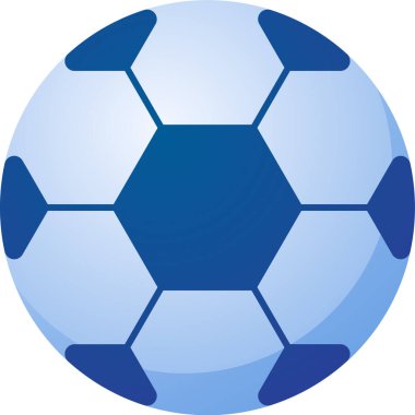 Futbol web simgesi vektör illüstrasyonu