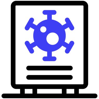 Bilgisayar. Web simgesi basit illüstrasyon