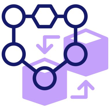 şebeke. Web simgesi basit illüstrasyon