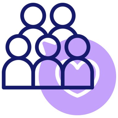 izleyici modern simgesi, vektör illüstrasyonu