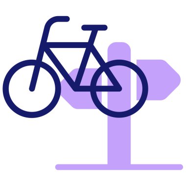 Bisiklet. Web simgesi basit illüstrasyon