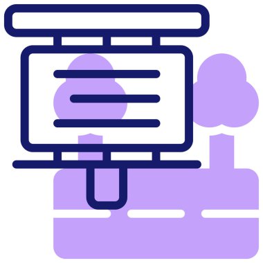 Billboard . web icon simple illustration