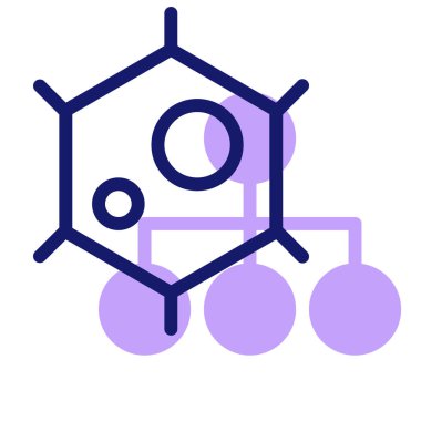 Virüs. Web simgesi basit illüstrasyon 