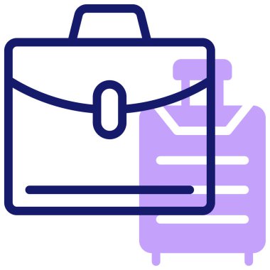 bagaj. Web simgesi basit tasarım