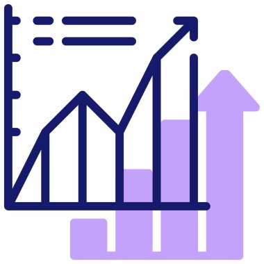 Büyüme simge vektör çizim