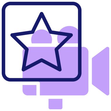 Yıldız. Web simgesi basit illüstrasyon