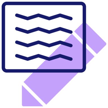 Bir haritanın vektör illüstrasyonu