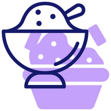 risotto ikon vektör çizimi