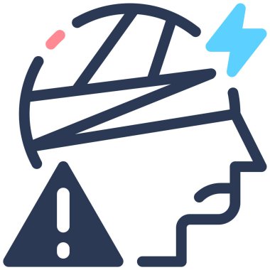 Uyarı. Web simgesi basit illüstrasyon