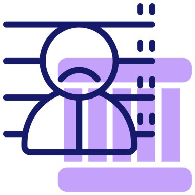 kullanıcı. Web simgesi basit illüstrasyon