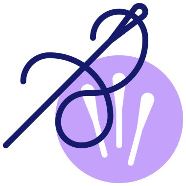 Mor ve mavi renkli soyut bir arkaplan çizimi