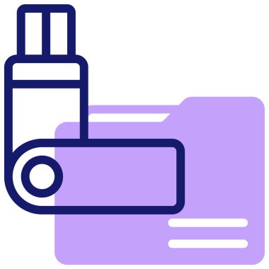 Çanta. Web simgesi basit illüstrasyon