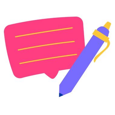 Blog. Web simgesi basit tasarım