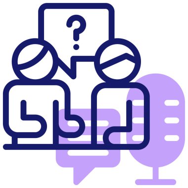 sohbet web simgesi basit tasarım