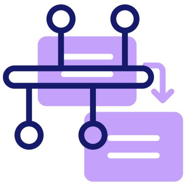  zaman çizgisi web simgesi basit tasarım