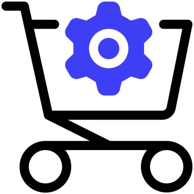 yönetim web simgesi basit illüstrasyon