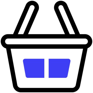 Alışveriş. Web simgesi basit illüstrasyon