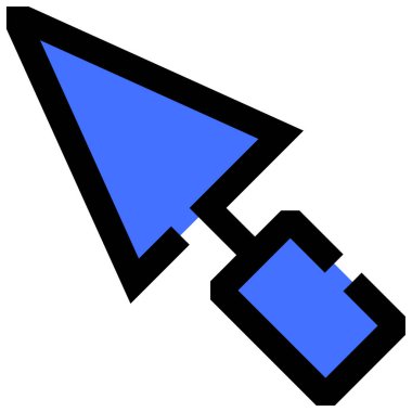 İnşaat malası. Web simgesi basit illüstrasyon