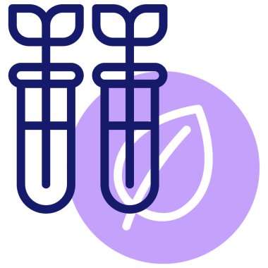 test tüpleri web simgesi basit tasarım