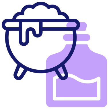 Kazan var. Web simgesi basit tasarım