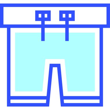 Kısa modern simge, vektör illüstrasyonu