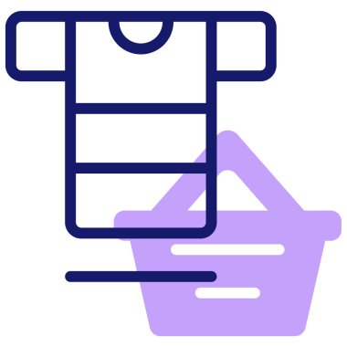 Tişört web simgesi basit tasarım