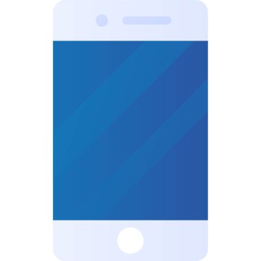 akıllı telefon simgesi, vektör illüstrasyonu basit tasarım