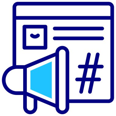 Sosyal medya pazarlaması, vektör illüstrasyonu basit tasarım