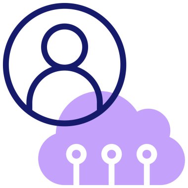 Hesap. Web simgesi basit illüstrasyon