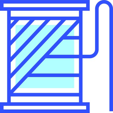 Tartışmanın Makarnası Modern simge, vektör illüstrasyonu