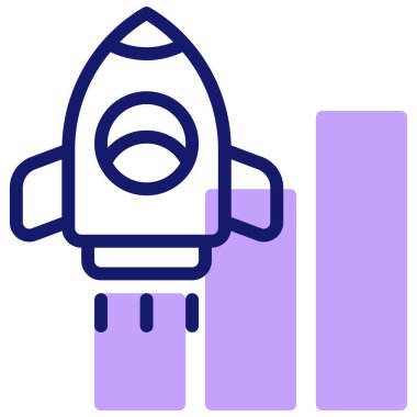 Başlangıç. Web simgesi basit illüstrasyon