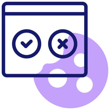 Web Cookiess simgesi, vektör illüstrasyonu basit tasarım