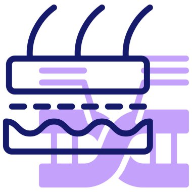 dna. Web simgesi basit illüstrasyon 