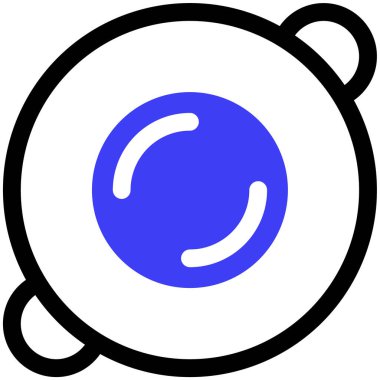 Tava. Web simgesi basit illüstrasyon