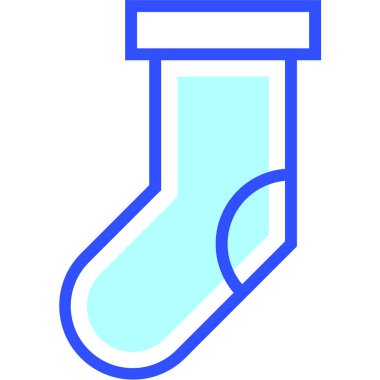 Sock modern simgesi, vektör illüstrasyonu