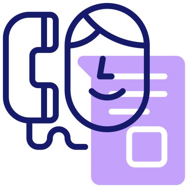 Müşteri geldi. Web simgesi basit illüstrasyon