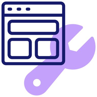 Bakım web simgesi. Basit tasarım