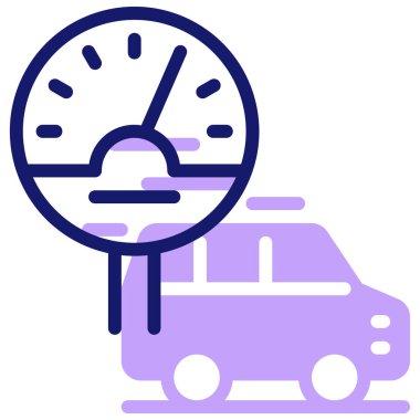 Hız web simgesi basit illüstrasyon