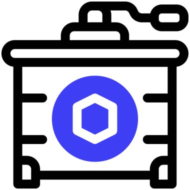 ekipman simgesi, vektör illüstrasyonu basit tasarım