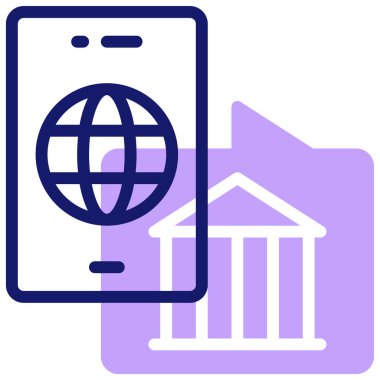 İnternet bankacılığı. Basit resimleme