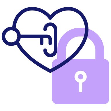 Anahtar. Web simgesi basit illüstrasyon 