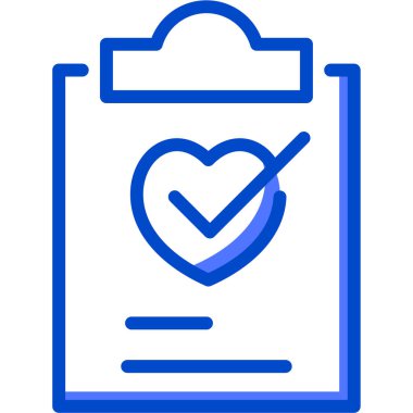 laboratuvar test sonuçları simgesi, vektör illüstrasyonu basit tasarım