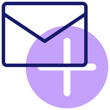 Mektup. Web simgesi basit illüstrasyon